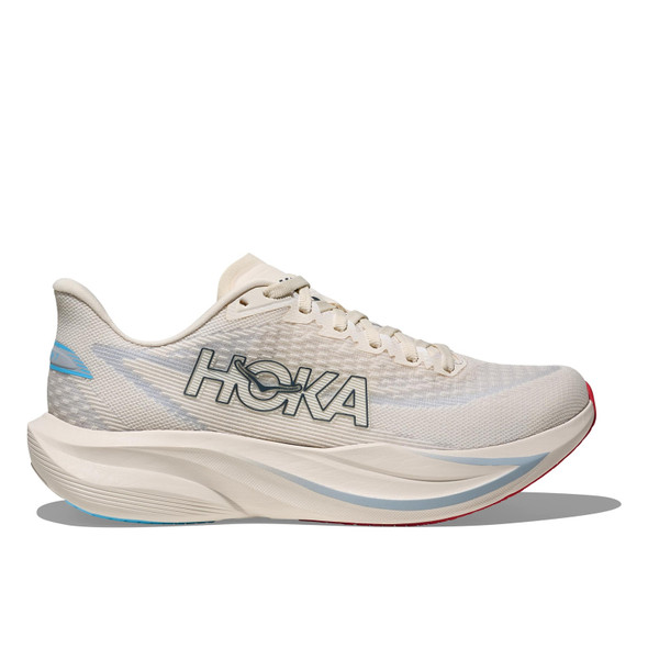HOKA Women's Mach 7 Wide Alabaster/Soaring Blue Running Shoes