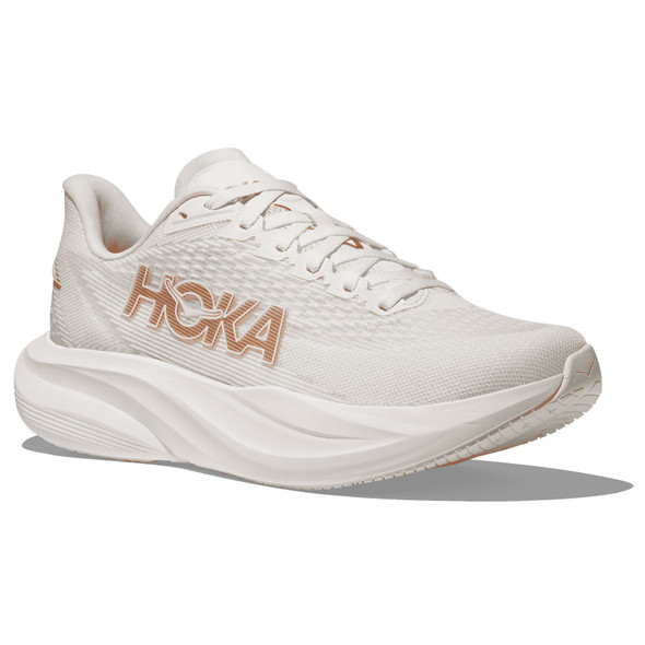 HOKA Women's Skyflow Frost/Rose Gold Running Shoes - Free Shipping