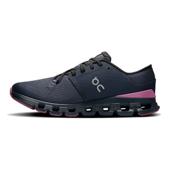 ON FOOTWEAR Women's Cloud X 4 Navy/Sakura Shoe