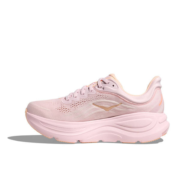 HOKA Women's Bondi 9 Wide Lilac Cream/Tangerine Glow Running Shoes