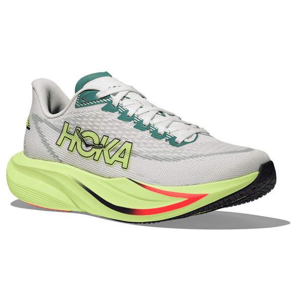 HOKA Women's Mach 7 Frost/Neon Yuzu Running Shoes