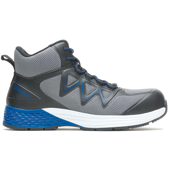 BATES Men's Rush Grey Mid Work Composite Toe Boots