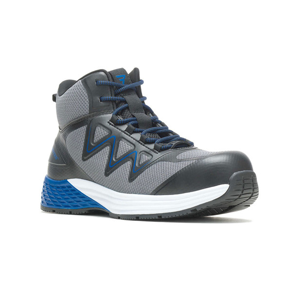 BATES Men's Rush Grey Mid Work Composite Toe Boots