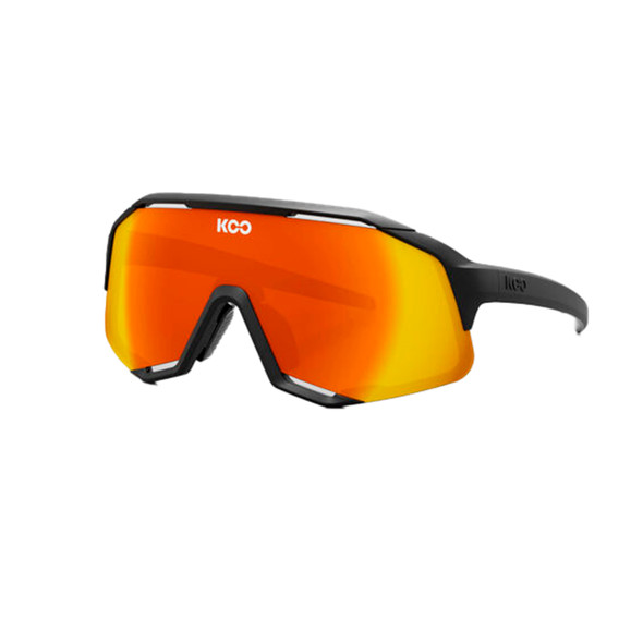 KOO Demos Black Matte Red Cycling Sunglasses (OEY00005-918)