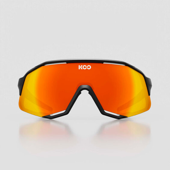 KOO Demos Black Matte Red Cycling Sunglasses (OEY00005-918)