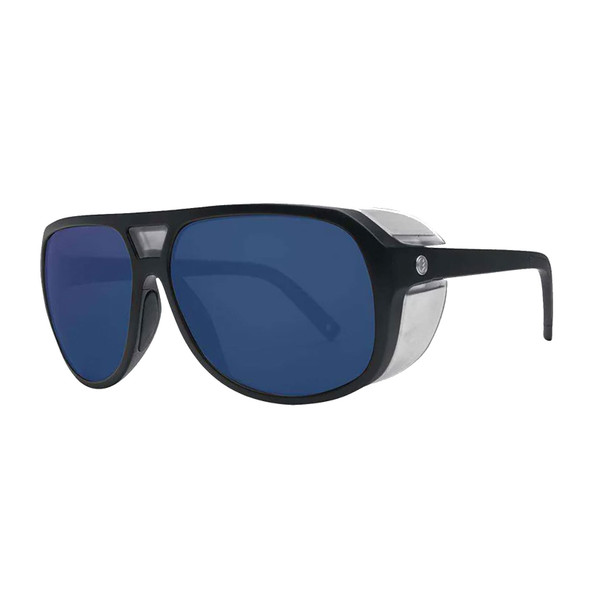 ELECTRIC Stacker Matte Black/Blue Polarized Pro Sunglasses (EE15001065)