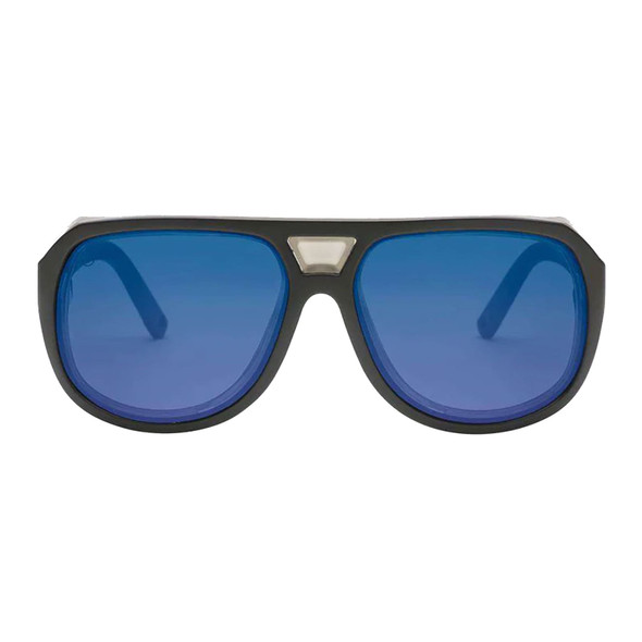 ELECTRIC Stacker Matte Black/Blue Polarized Pro Sunglasses (EE15001065)