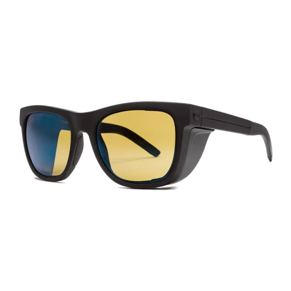ELECTRIC 12 Matte Black/Yellow Polarized Pro Sunglasses (EE18901090)