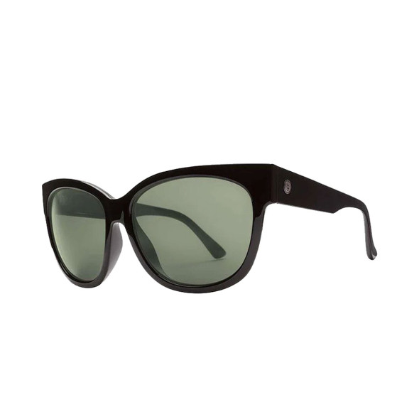 ELECTRIC Danger Cat Gloss Black/Grey Polarized Sunglasses (EE14301642)