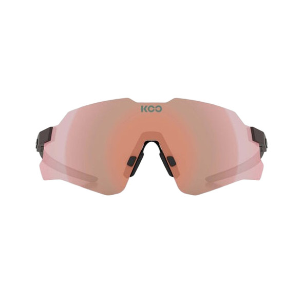 KOO Nebula Chocolate Matt/Rose Gold Mirror Frameless Sunglasses (OEY00015-843)