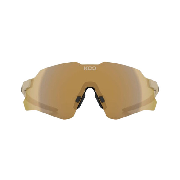 KOO Nebula Vanilla Matt/Dark Gold Mirror Frameless Sunglasses (OEY00015-842)