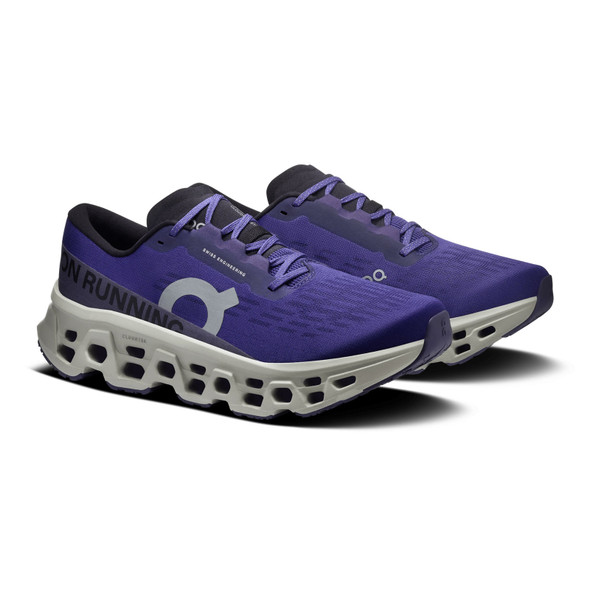 ON FOOTWEAR Men's Cloudmonster 3 Wide Twilight/White Running Shoe