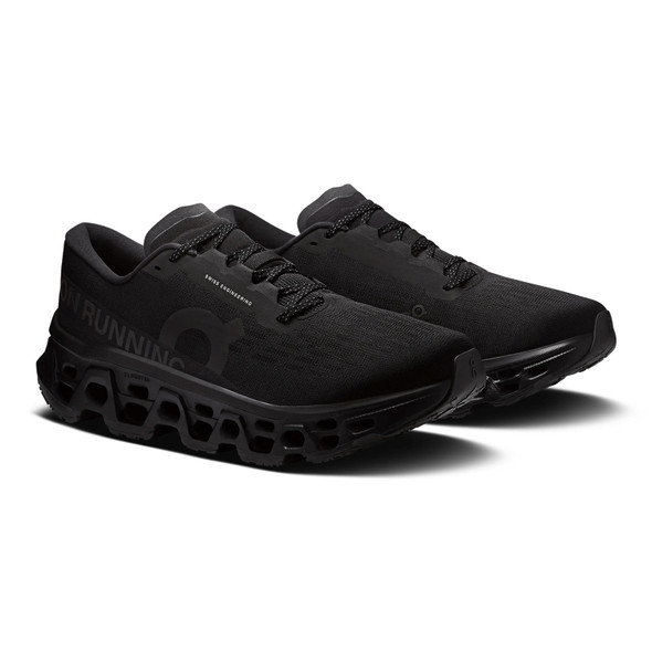 ON FOOTWEAR Men's Cloudmonster 3 Wide Black/Black Running Shoe