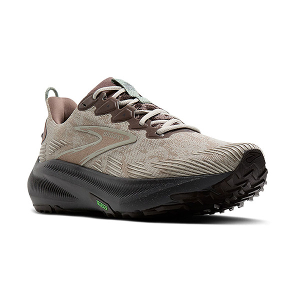 BROOKS Men's Ghost Trail Limited Edition Ganache/Coffee/Green Running Shoes