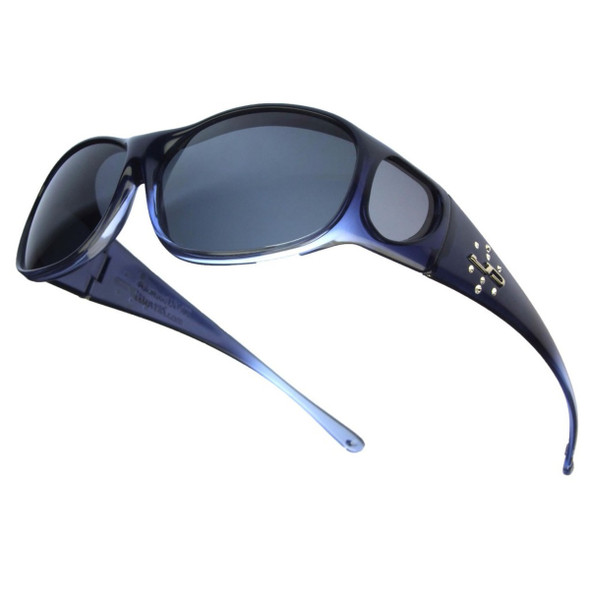 JONATHAN PAUL Element Medium Fit Sapphire/Grey Lens Eyeglass Fitovers (1082780)