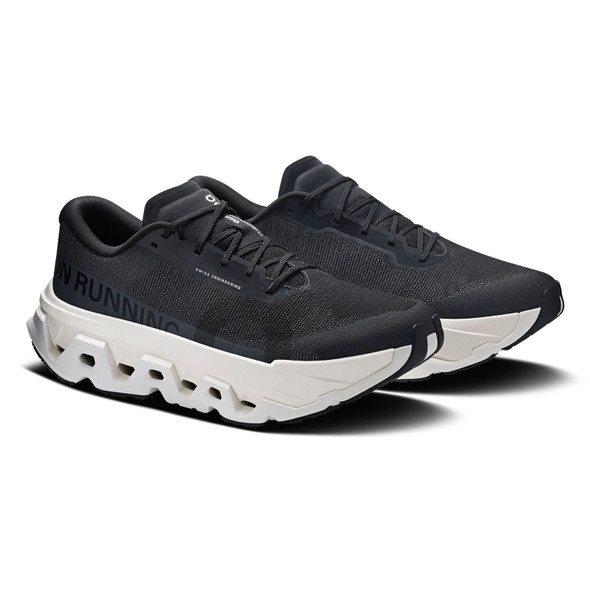 ON FOOTWEAR Men's Cloudmonster 3 Hyper Black/Ivory Running Shoe