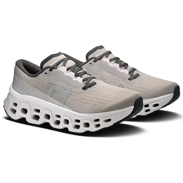 ON FOOTWEAR Women's Cloudmonster 3 Truffle/Ivory Running Shoes