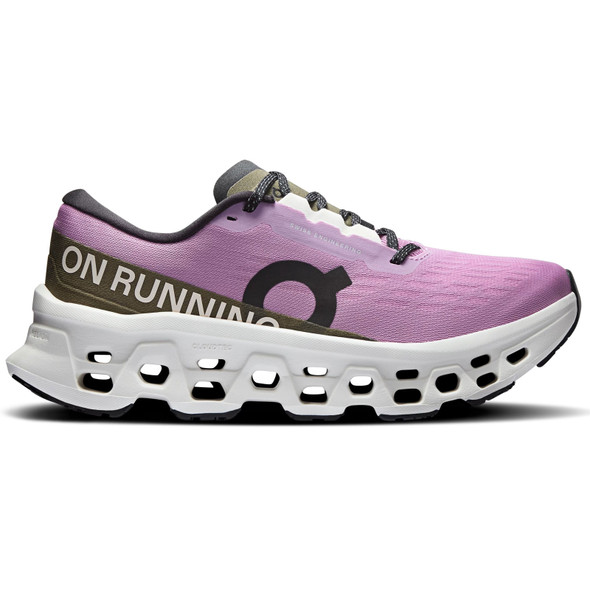 ON FOOTWEAR Women's Cloudmonster 3 Sakura/Ivory Running Shoes