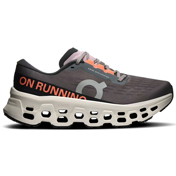 ON FOOTWEAR Women's Cloudmonster 3 Eclipse/Ivory Running Shoes