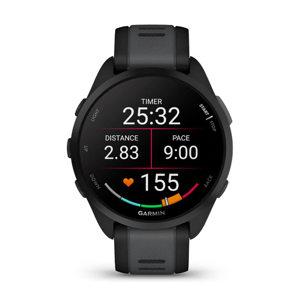 GARMIN Forerunner 165 Music Black/Slate Gray Smartwatch 010-02863-30