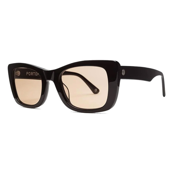 ELECTRIC Portofino Gloss Black/Amber Sunglasses (EE20001619)