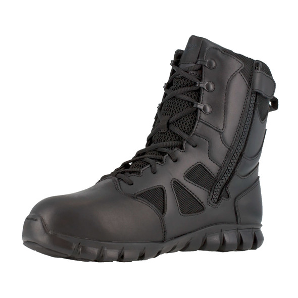 REEBOK Men's Sublite Cushion Tactical 8in Waterproof Black Boot