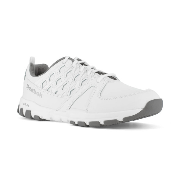 REEBOK Men's Athletic Sublite White Work Shoe