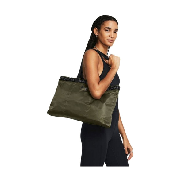 UNDER ARMOUR Womens Favorite Freedom Tote Marine OD Green Bag (1381910-390-OSFM)