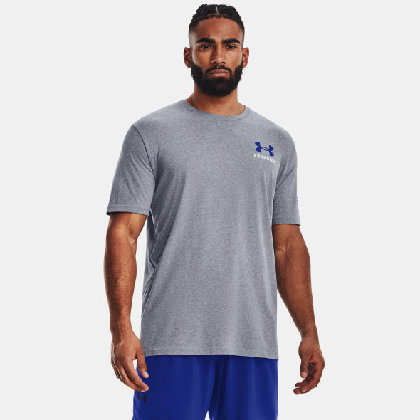 Steel Medium Heather/Royal/Red