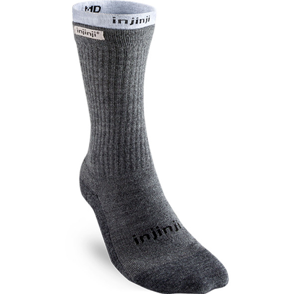 INJINJI Men's Liner plus Hiker Charcoal Socks