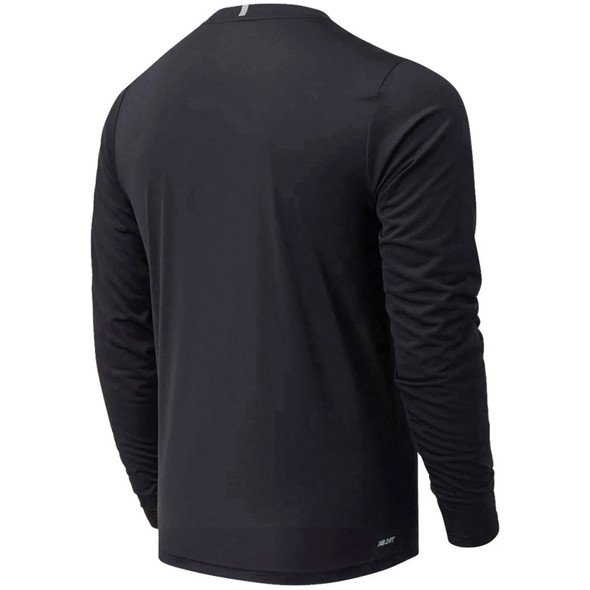 NEW BALANCE Men's Core Run Black Long Sleeve Shirt
