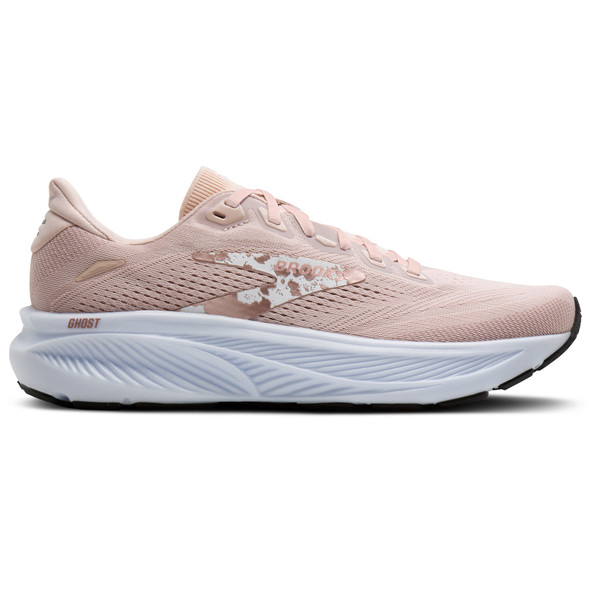 BROOKS Women's Ghost 18 Limited Edition Peach Whip/White/Black Running Shoes
