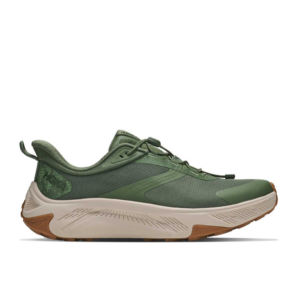 HOKA Men's Transport 2 Nettle Leaf/River Rock Gray Walking Shoes