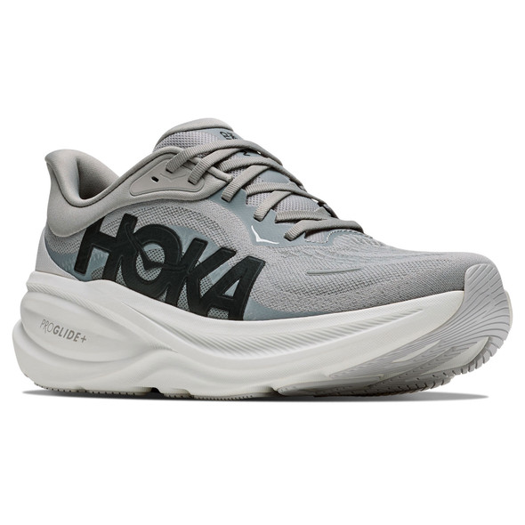 HOKA Men's Clifton Pro Wide Stellar Grey/Galactic Grey Running Shoes