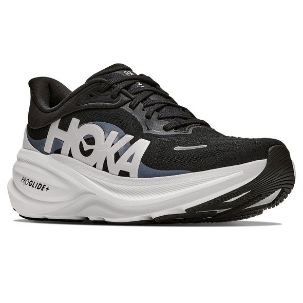 HOKA Men's Clifton Pro Wide Black/Cosmic Grey Running Shoes