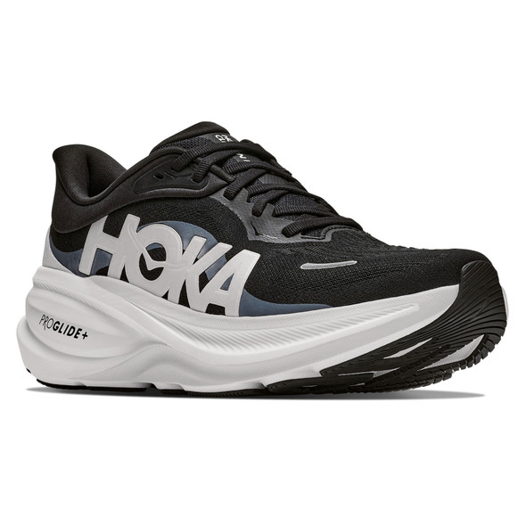 HOKA Women's Clifton Pro Wide Black/Cosmic Grey Running Shoes