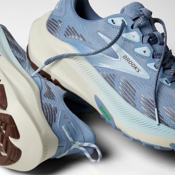 BROOKS Women's Ghost Trail Blue/Blue/Brown Running Shoes