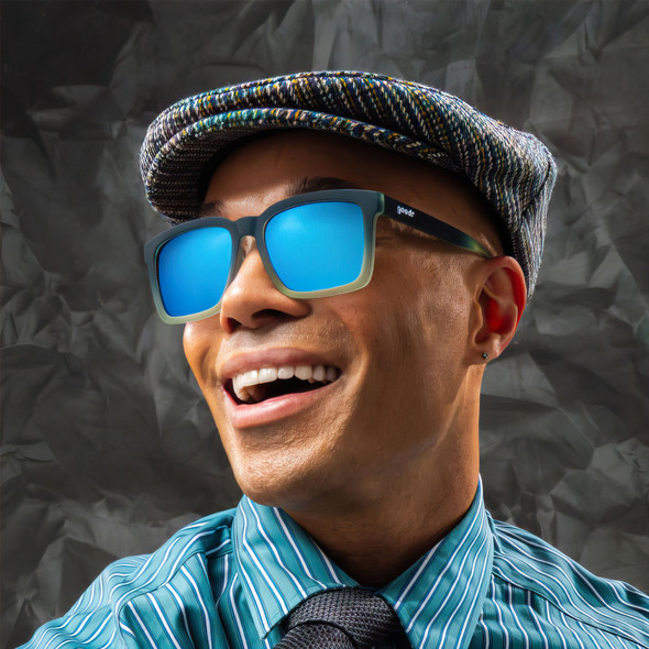 GOODR Slate G Lost in the Labyrinth Teal Sunglasses (G00859-SLG-01)