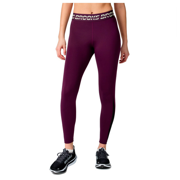 BROOKS Women's PR Elite Potent Purple/Luminary Tight