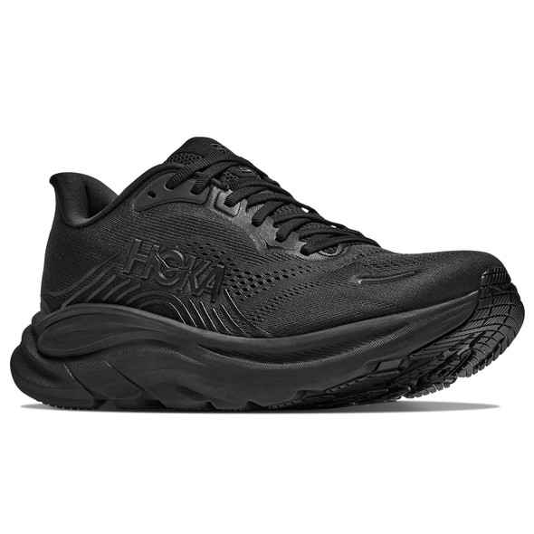 HOKA Men's Clifton 11 Wide Black/Black Running Shoes