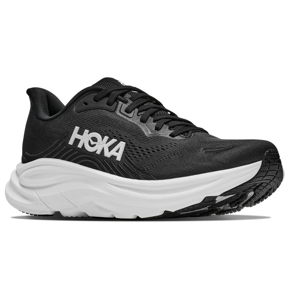 HOKA Men's Clifton 11 Wide Black/White Running Shoes