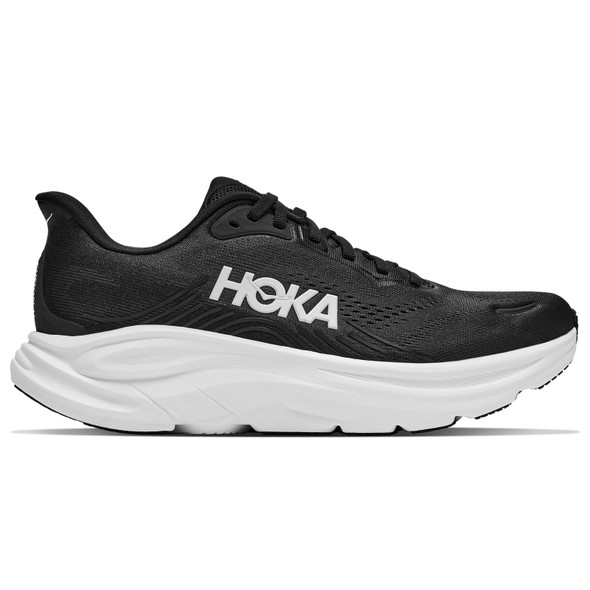 HOKA Women's Clifton 11 Wide Black/White Running Shoes