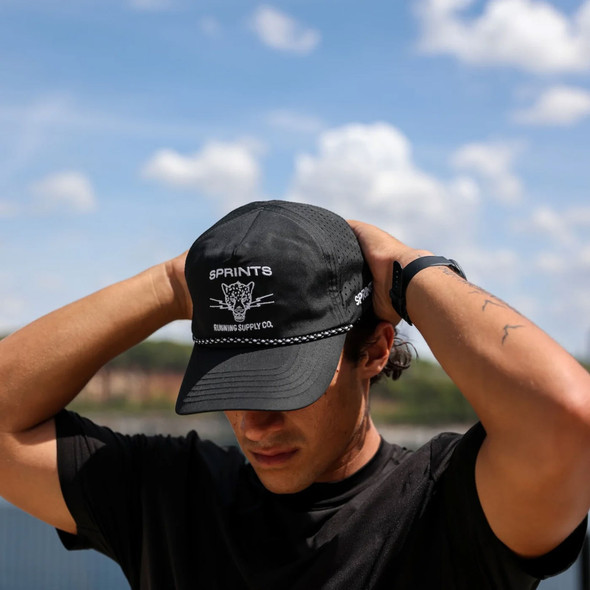 SPRINTS Unisex Vault Jag Black EZ Rope Snapback Hat (2161019070-2)