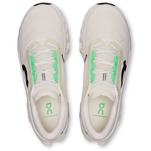 ON FOOTWEAR Men's Cloudmonster 3 Ivory/Ivory Running Shoes