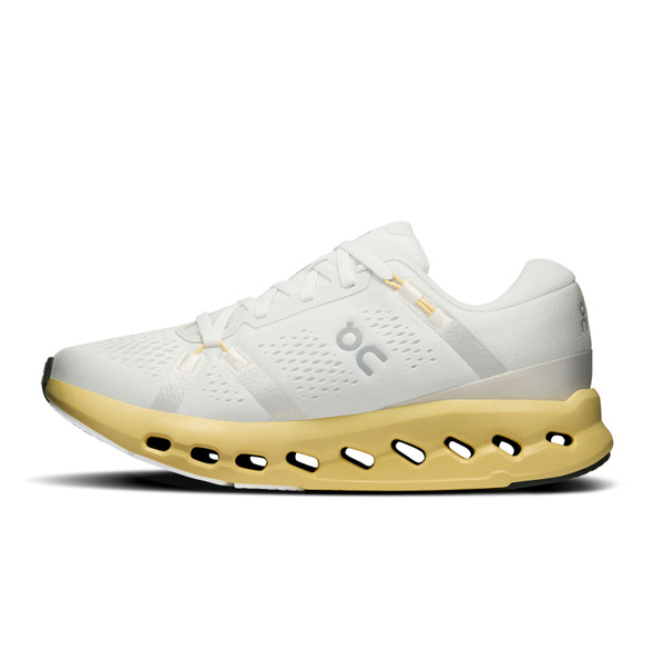 ON FOOTWEAR Women's Cloudsurfer 2 Ivory/Dijon Running Shoes
