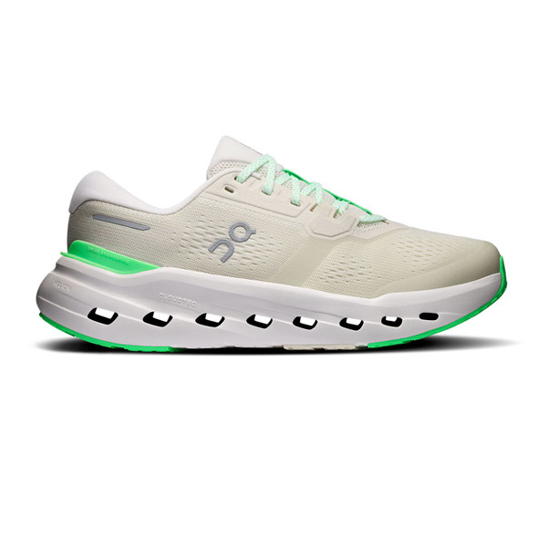 ON FOOTWEAR Women's Cloudrunner 3 Wide Ghost/Verdite Running Shoes
