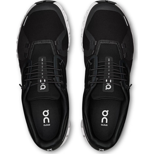 ON FOOTWEAR Men's Cloud 6 White/Black Shoes