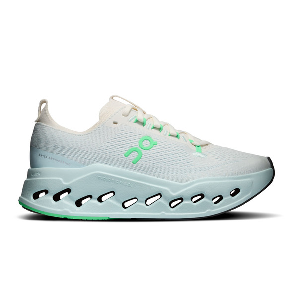ON FOOTWEAR Women's Cloudsurfer Max Ivory/Flurry Running Shoes