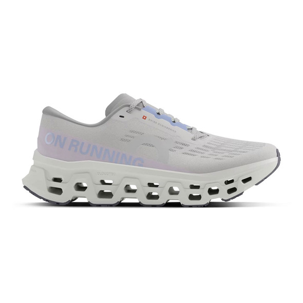 ON FOOTWEAR Women's Cloudmonster 3 Wide Frost/Ivory Running Shoes