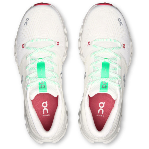 ON FOOTWEAR Women's Cloud X 5 Ivory/Ice Running Shoes